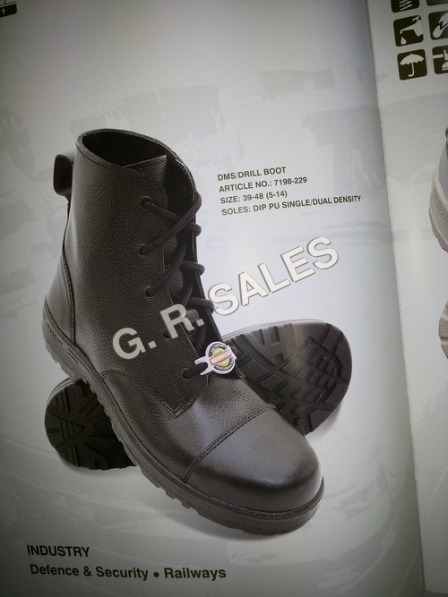 Black Dms Boot With High Anckle