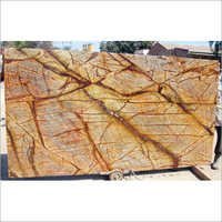 Rain Forest Golden Red Marble