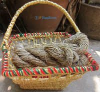 Brown Vegetable Hemp Handmade Yarn