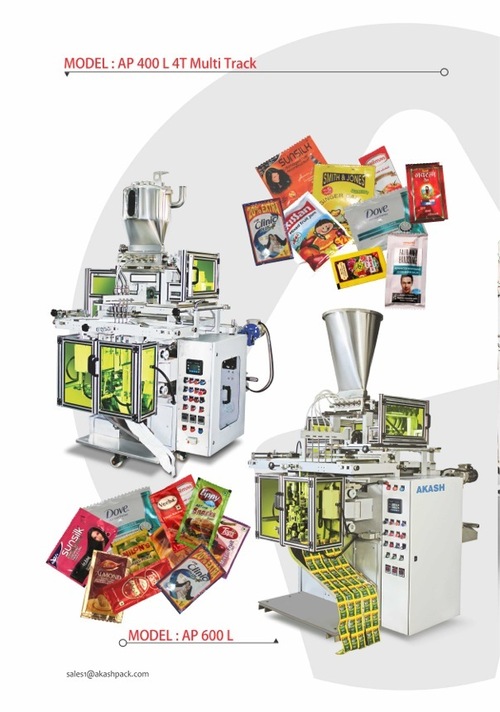 Automatic Multi Track Pouch Packing Machine By AKASH PACK TECH PVT. LTD.