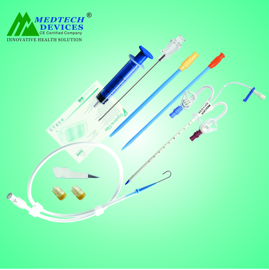 Haemodialysis Triple Lumen Catheter Kit By MEDTECH DEVICES