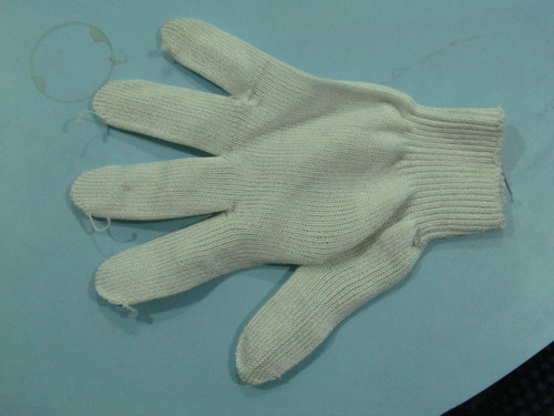 White Cotton Safety Gloves