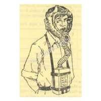 Gas Mask Respirator - Black, Designed For Fire Fighting Applications | No Warranty, Optimal Protection