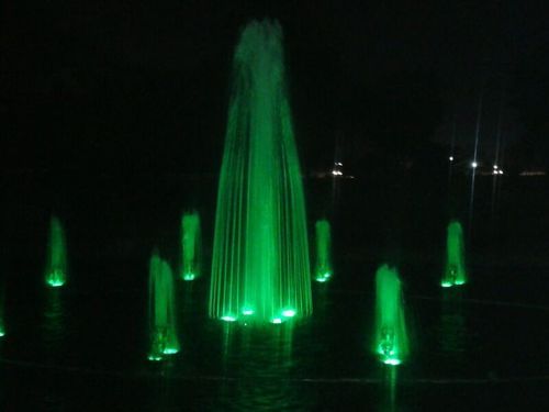 Green Music Dancing Water Fountain 