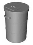 Shielded High Energy Decay Drum