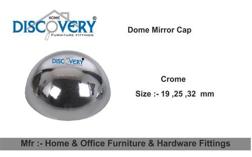 Silver Mirror Cap Dome