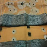 Embroidered Tant Saree
