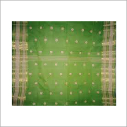 Green Cotton Tant Saree