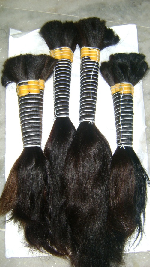 straight bulk indian hair
