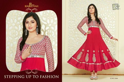 Pink Anarkali Long Salwar Suits