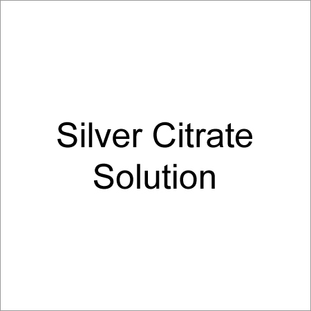 Silver Citrate Solution