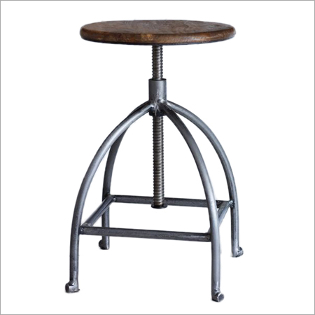 Wooden Top Bar Stool
