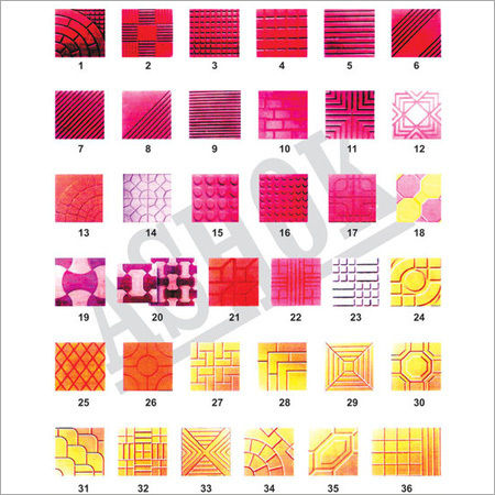 Chequered Tiles Moulds