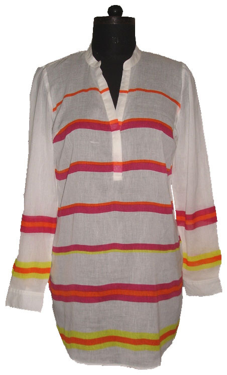 Ladies Stripe Printed Shirt