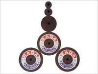 Portable Snagging Wheels - Abrasive Material, 40x25x15.8mm To 150x25x15.8mm, Dark Brown, Lightweight Rugged Design