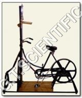 Bicycle Ergometer - Stainless Steel, Lightweight Black Frame | Adjustable Intensity for Medical Laboratory Use