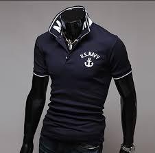 Printed Collar T Shirts