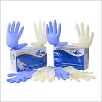 Latex Examination Gloves - Latex, Sizes: Xs-s-m-l, Cream White, Powdered, 3-year Warranty | Micro Textured Finish For Enhanced Grip, Disposable Design