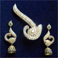 Peacock Kundan Polki Necklace