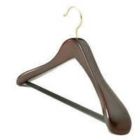 Wooden Rosewood Coat Suit Hanger - Wooden, 76.2-127mm Length, Brown Color | Stylish Design, Flawless Finish, High Strength, Elegant Look