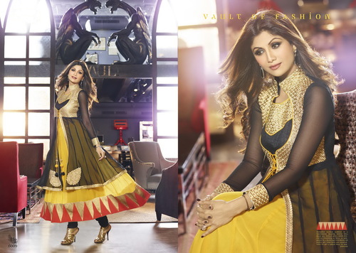 Karma Bollywood Shilpa Shetty Amazing Black & Yell