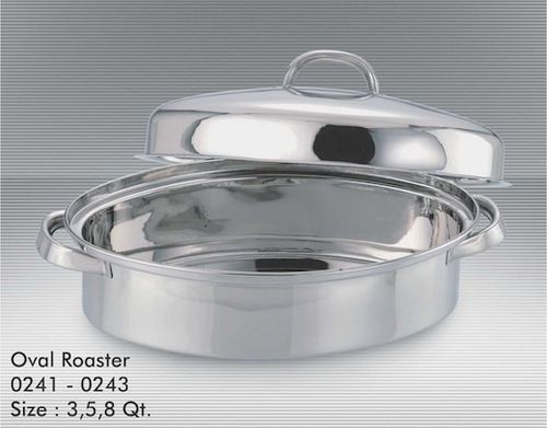 SS Oval Roaster