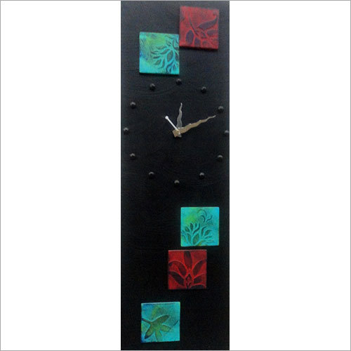 long wall murals cum clocks