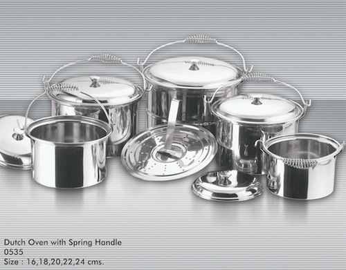 Spring Handle Dutch Oven