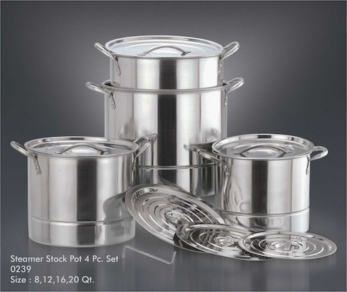 Steamer stockpot 4pc