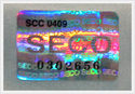 Over Print Hologram Labels