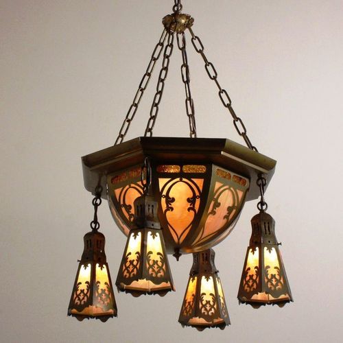 Antique Brass Chandelier