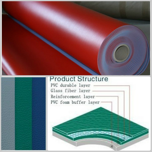 Red PVC Flooring