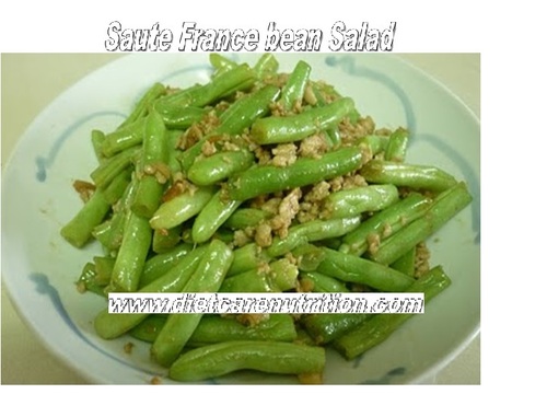 Saute France Bean Salad