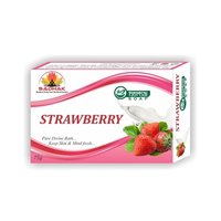 Strawberry Soap - Herbal Formula, Red Color , Anti-allergic And Hydrating With Pleasant Aroma
