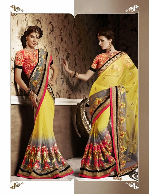 Embroidery Saree