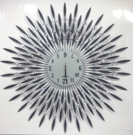 Premium Quality Wall Clocks - Metal & Glass, 30cm Silver | Quartz Mechanism, Stylish Design, Battery Operated