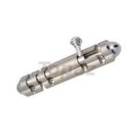 Brass Flower Tower Bolt