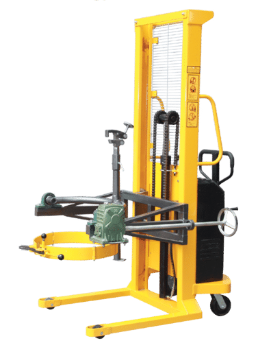 Yellow And Black Semi Automatic Battery Stacker