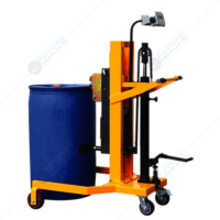 Portable Stacker - 400 Kg Lifting Capacity, Yellow And Black Color, Mini Portable Design | Ideal For Industrial Use And Space Optimization