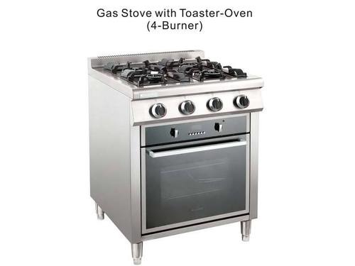 4 Burner Gas Cooking Range With Oven By ZOOM SCIENTIFIC WORLD