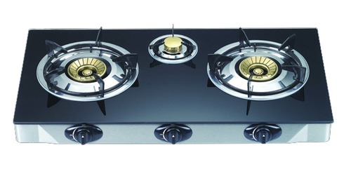 3 Burner Gas Cooking Range With Simmer Plate