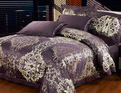 Designer Silk Bedsheet