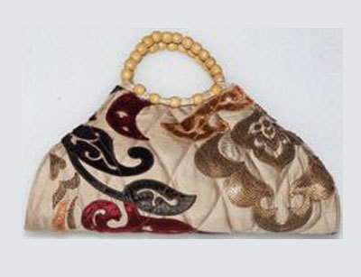 Designer Silk Handbag
