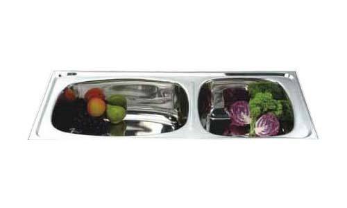 Double Bowl Sinks Size : 40" x 20"
