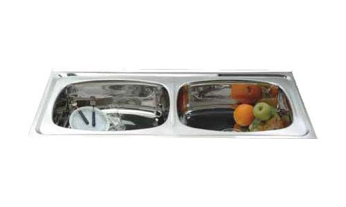 Double Bowl Sinks Size : 42" x 20"