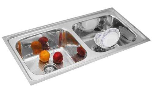 Double Bowl Sinks Size : 45" x 20" R