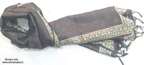 Art Silk Scarves with Border