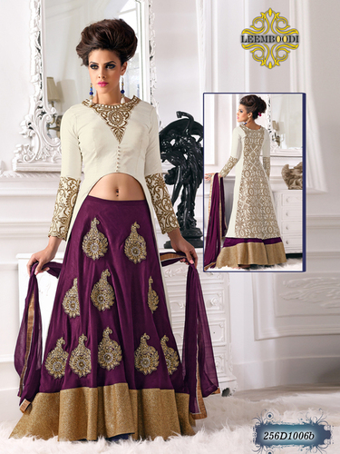 Velvet Lehenga Choli