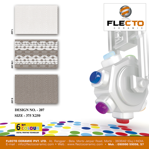 Textcture Series Wall Tiles - Ceramic, 10x15/12x18/12x12, White | Durable, Scratch Resistant, Acid Resistant, Antibacterial, Wear Resistant