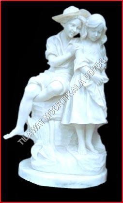 Makrana White Marble Statue